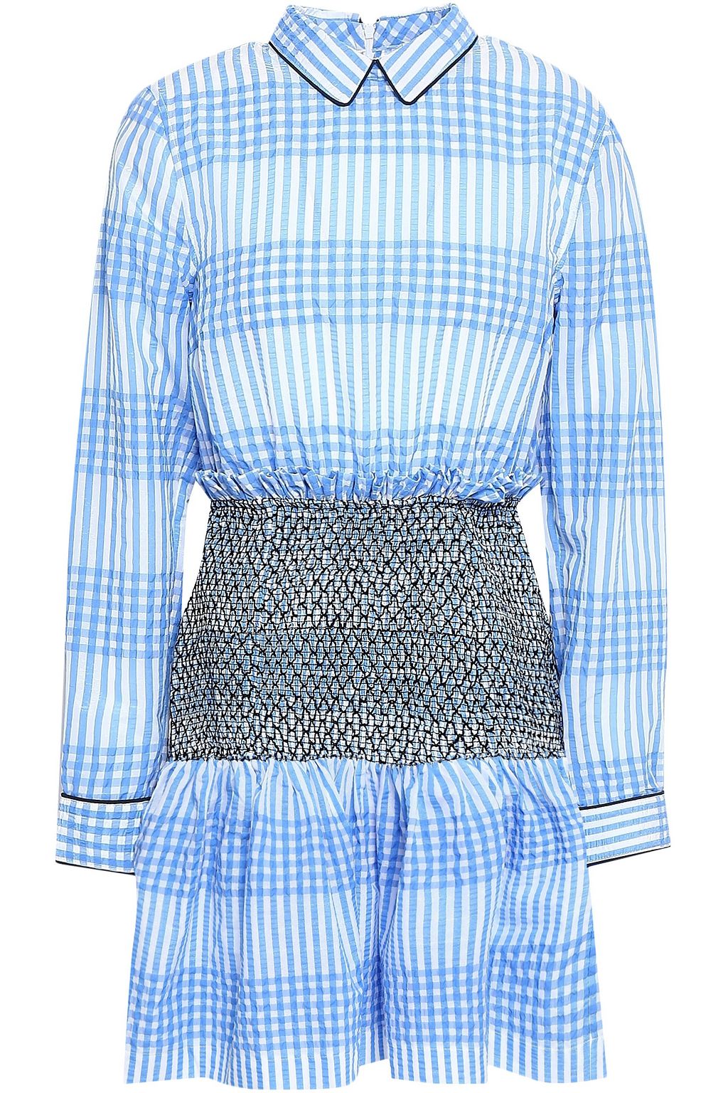 ganni charron mini dress