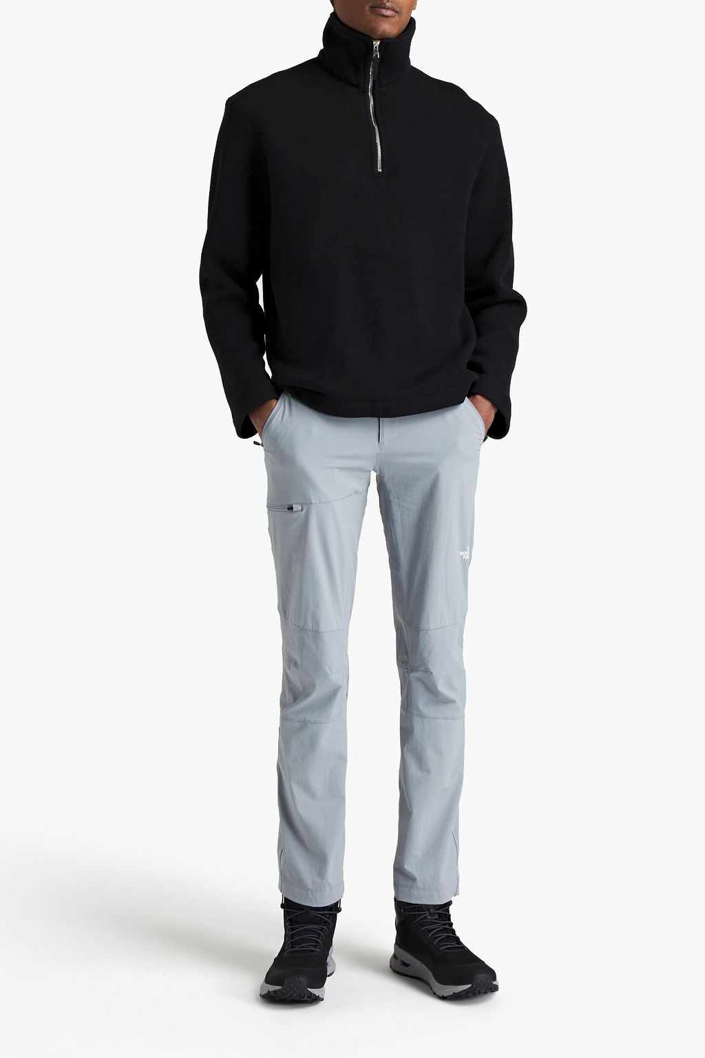 THE NORTH FACE Slim-fit belted printed ski pants