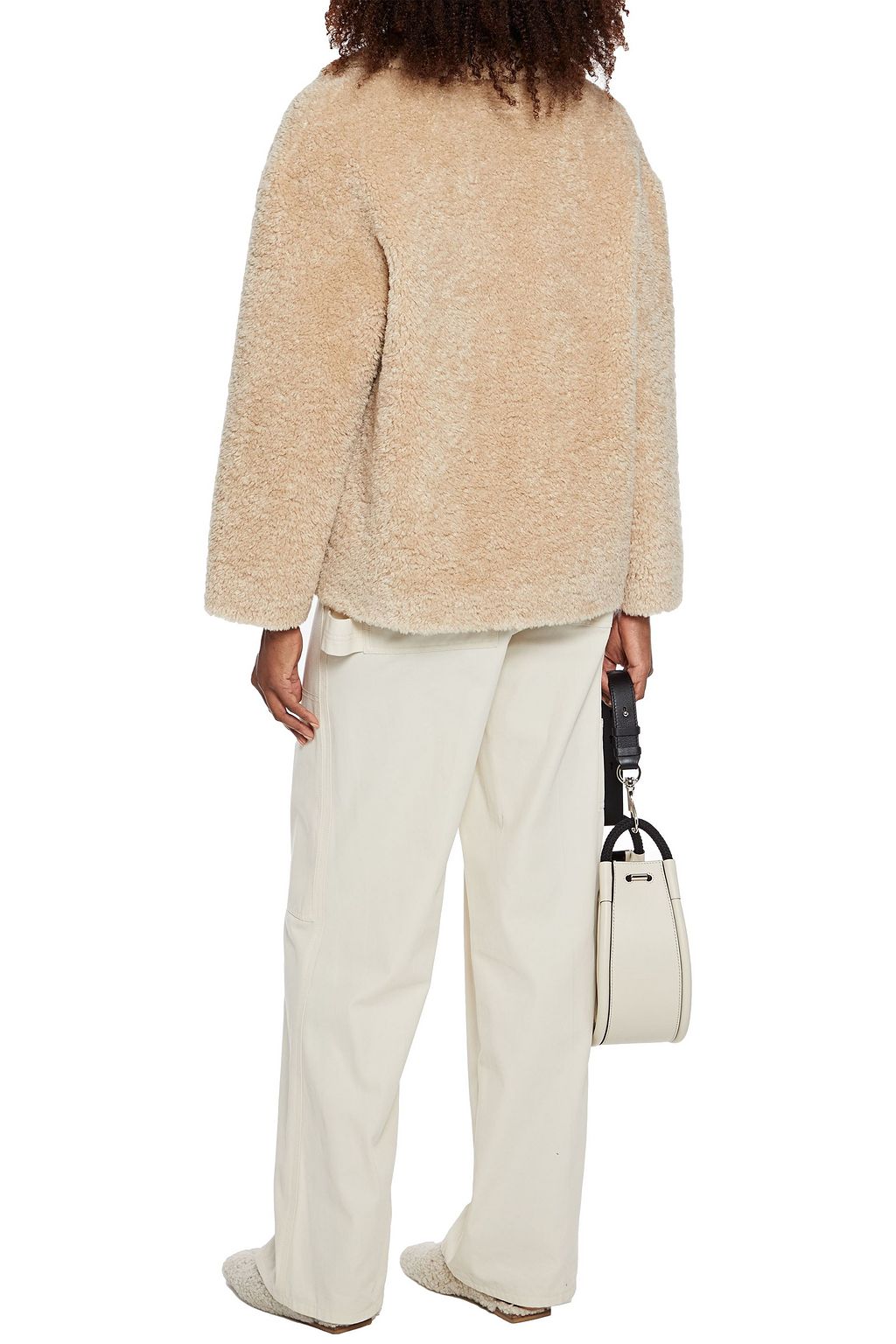 UNREAL FUR Seashell faux shearling jacket