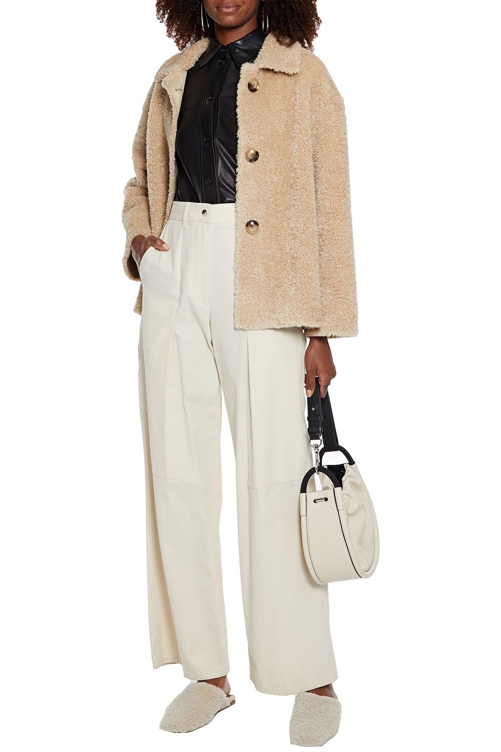 UNREAL FUR Seashell faux shearling jacket
