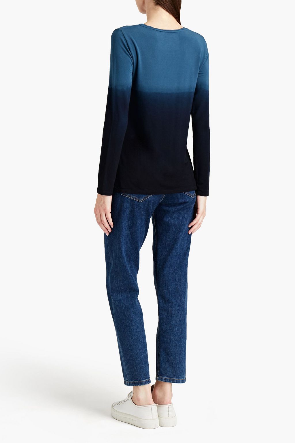 MAJESTIC FILATURES Dégradé French terry top
