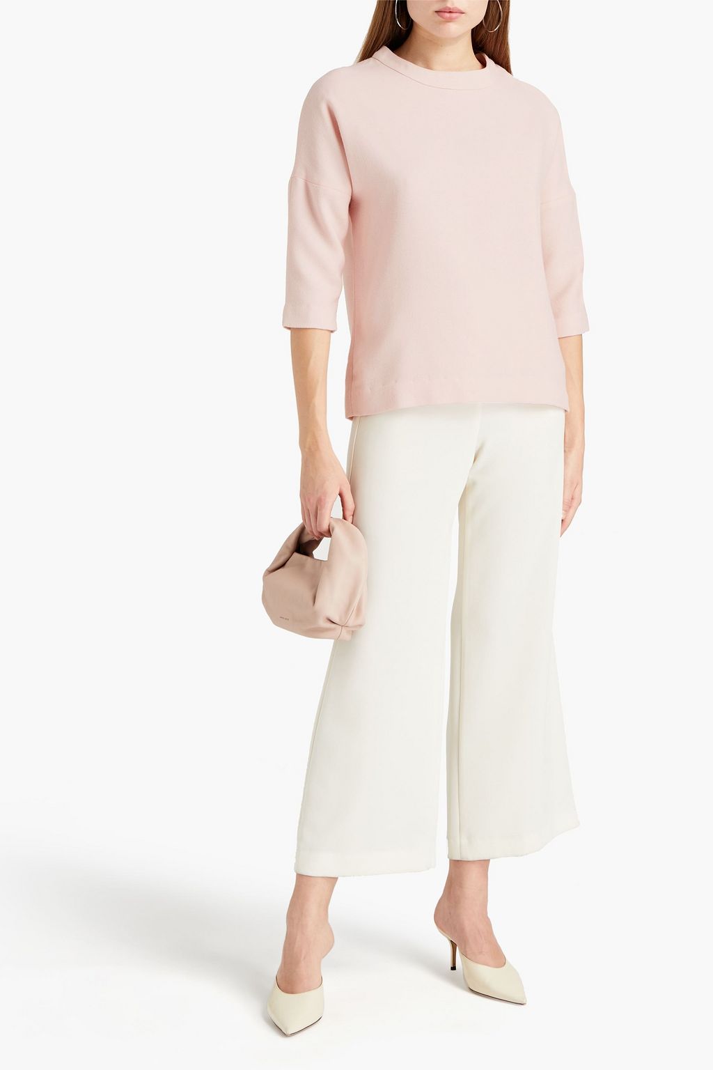 GOAT Anthem wool-crepe top