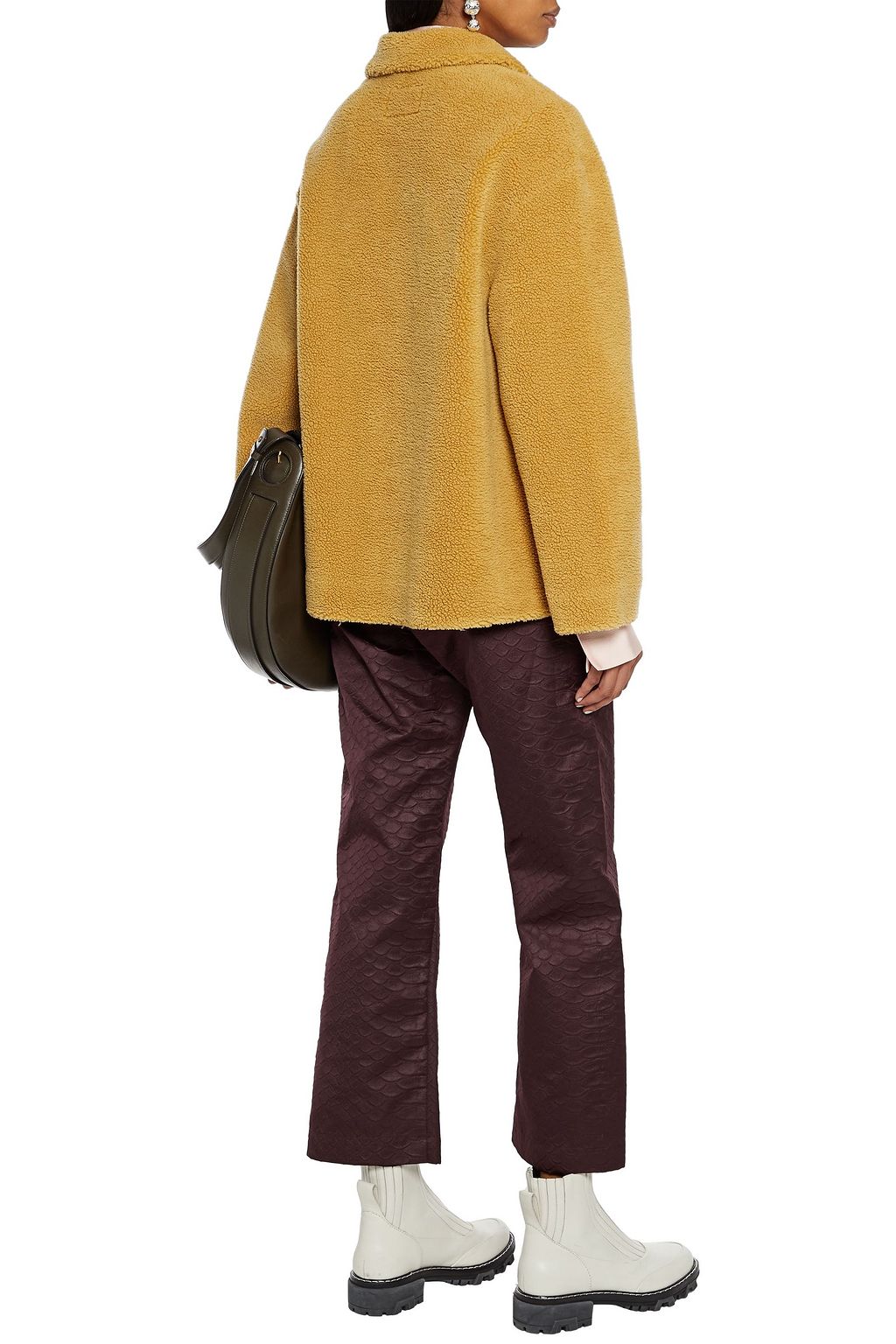 UNREAL FUR Seashell faux shearling jacket