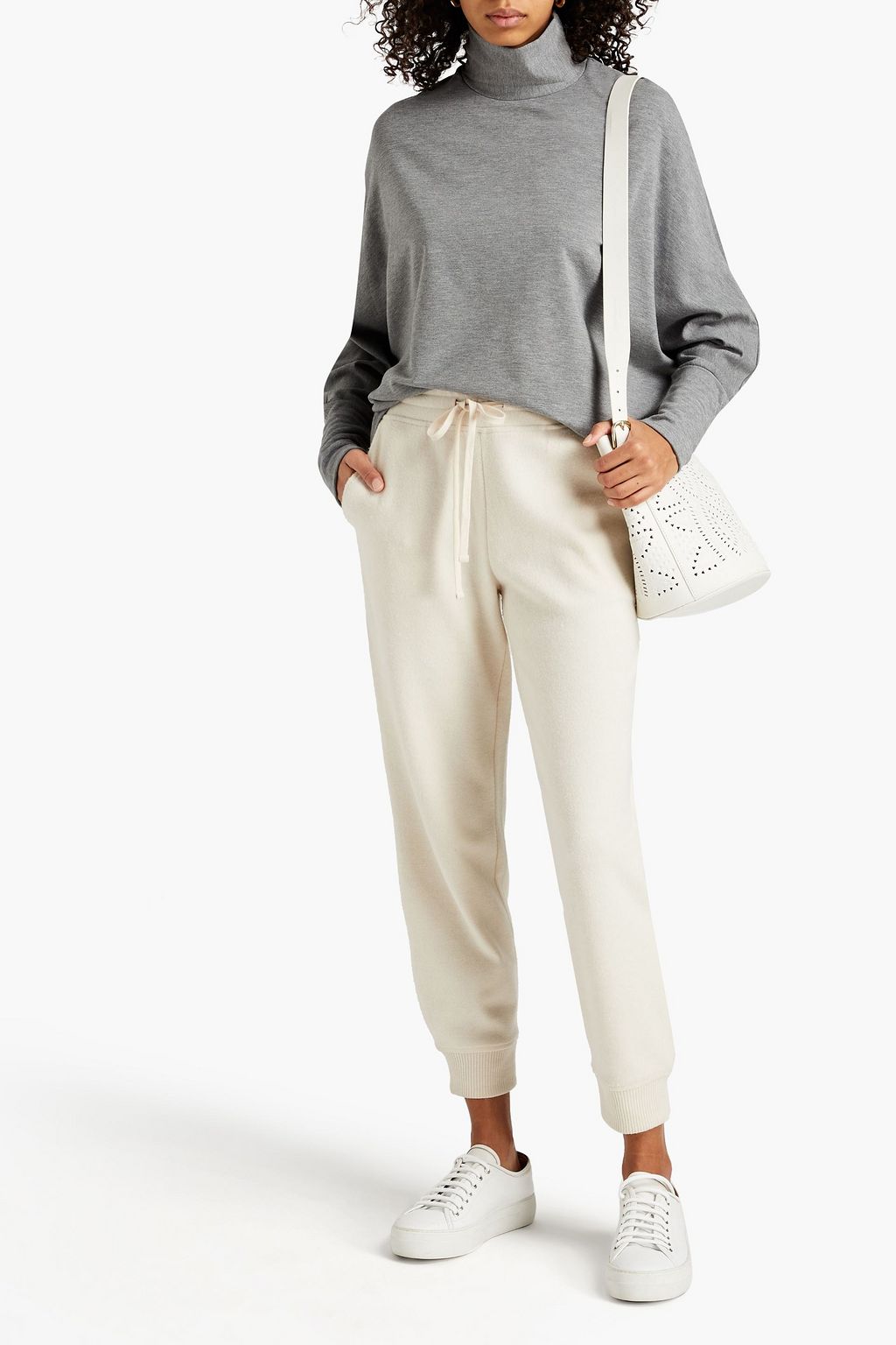 MAJESTIC FILATURES Fleece turtleneck top