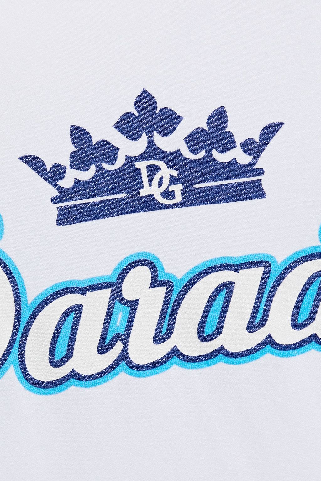 DOLCE&GABBANA Printed cotton-jersey T-shirt