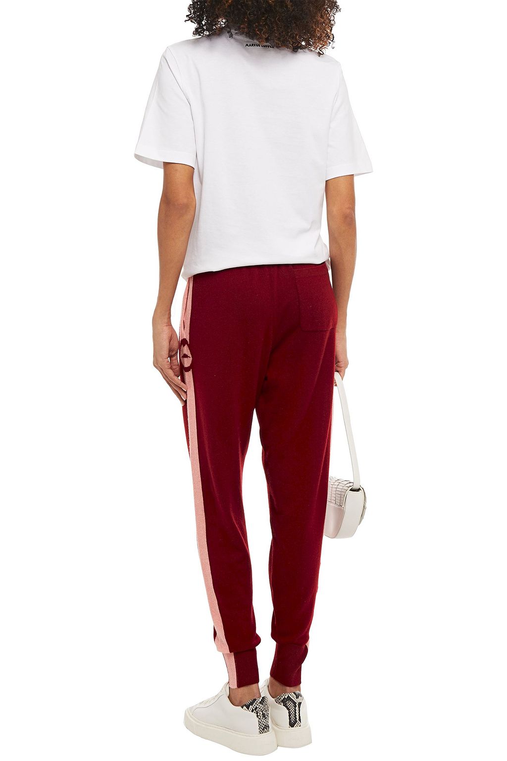 MARKUS LUPFER Alex embroidered printed organic cotton-jersey T-shirt