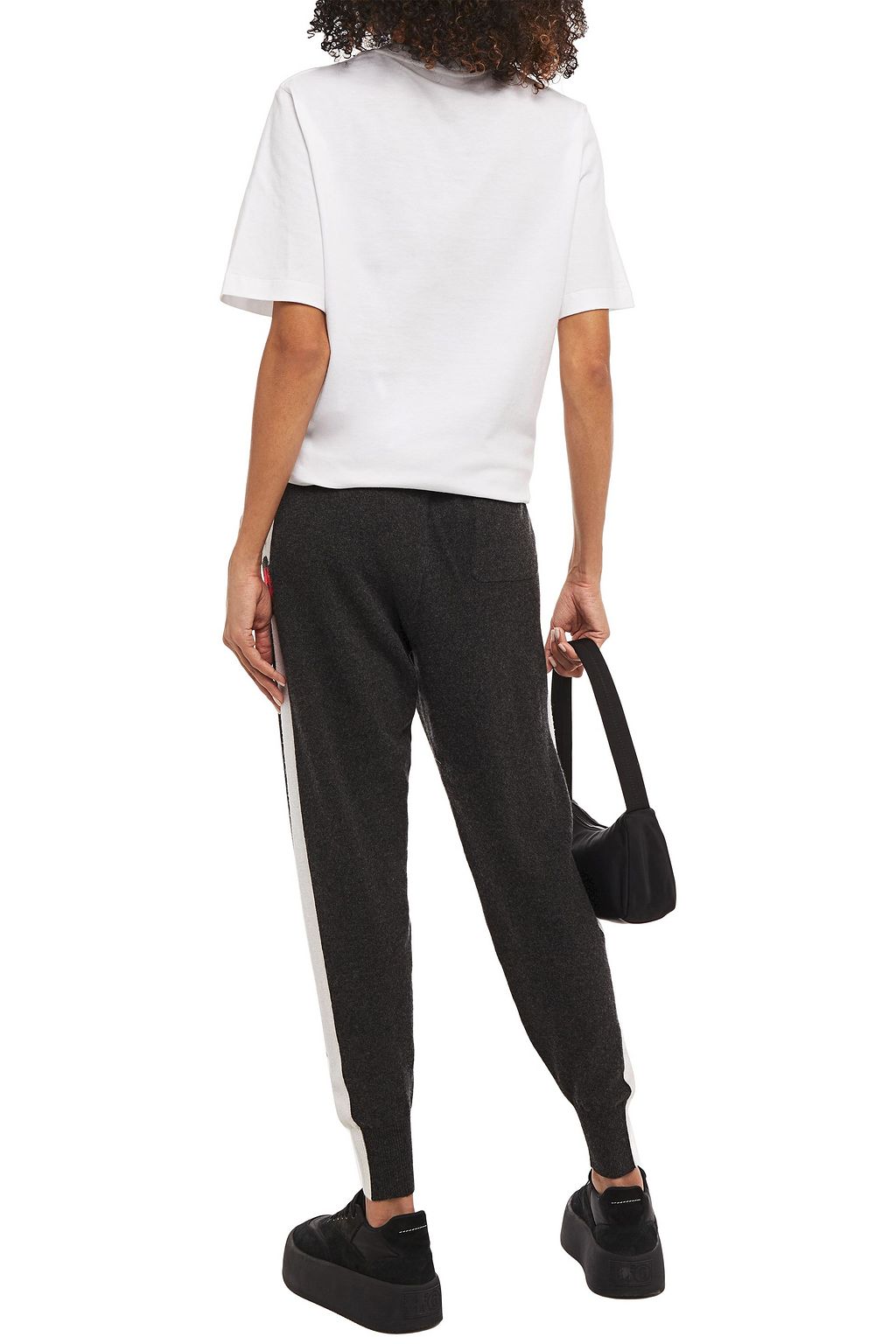 MARKUS LUPFER Alex sequin-embellished cotton-jersey T-shirt