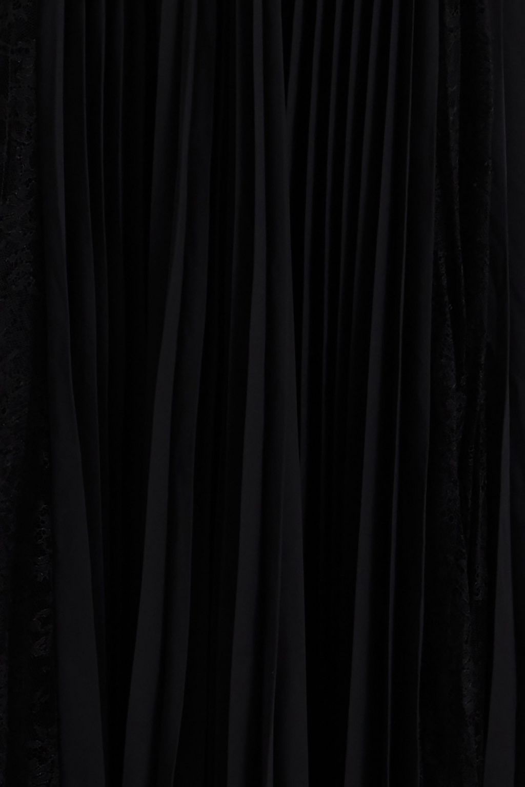 ELIE SAAB Embellished pleated crepe gown