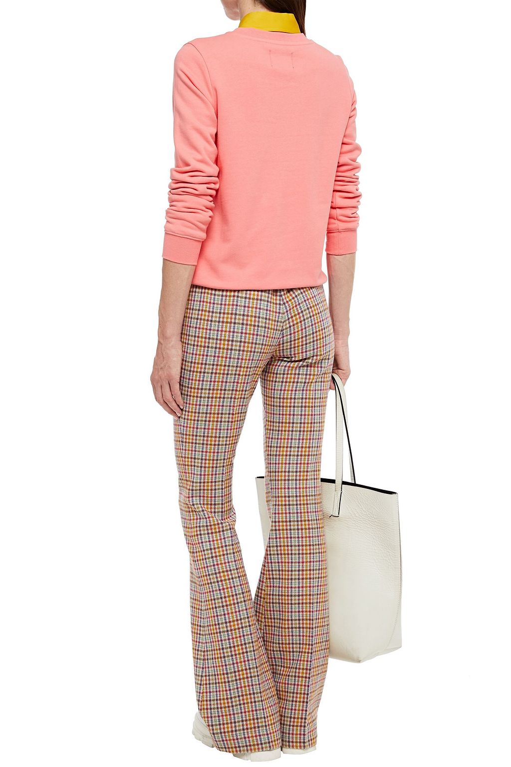 MARKUS LUPFER Leonie embroidered French cotton-terry sweatshirt
