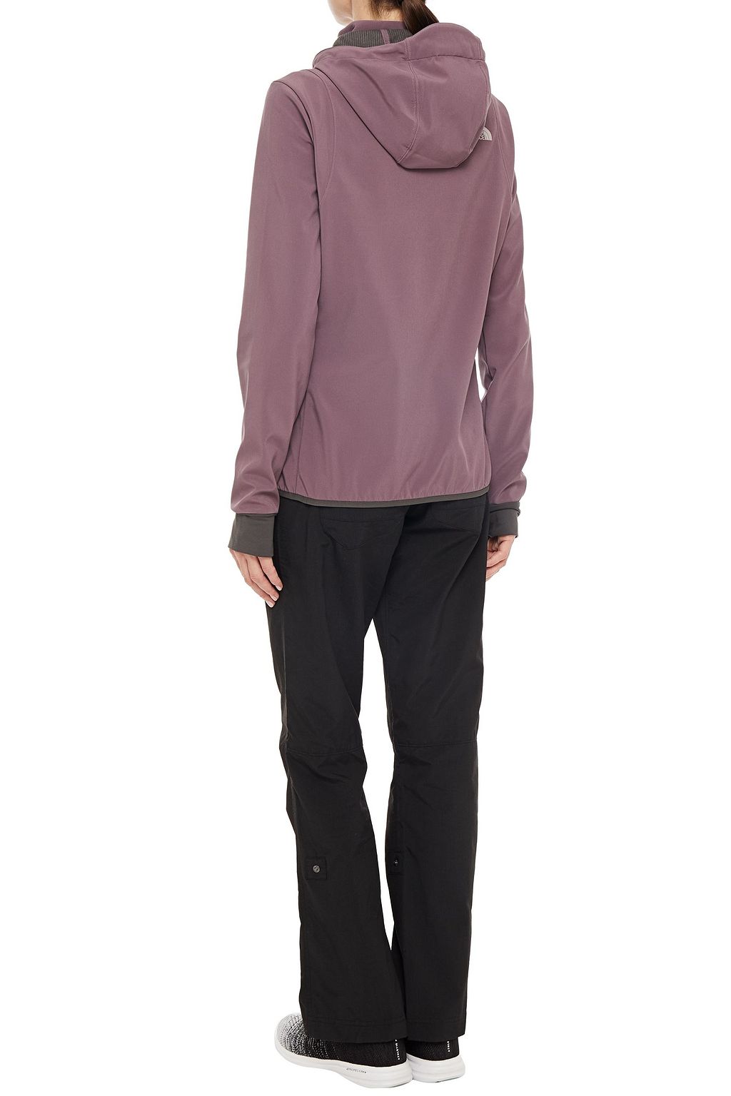 THE NORTH FACE Logo-print jersey hooded jacket
