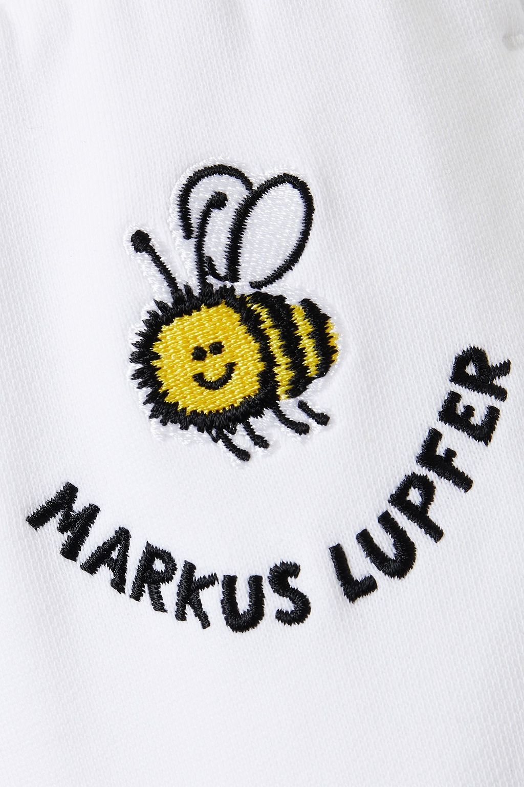 MARKUS LUPFER Aliza embroidered French cotton-terry track pants