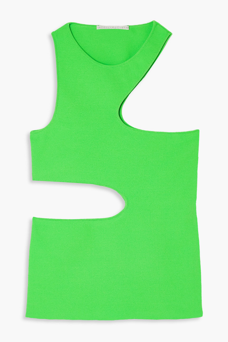 stella mccartney - cutout crepe top - green - it 36