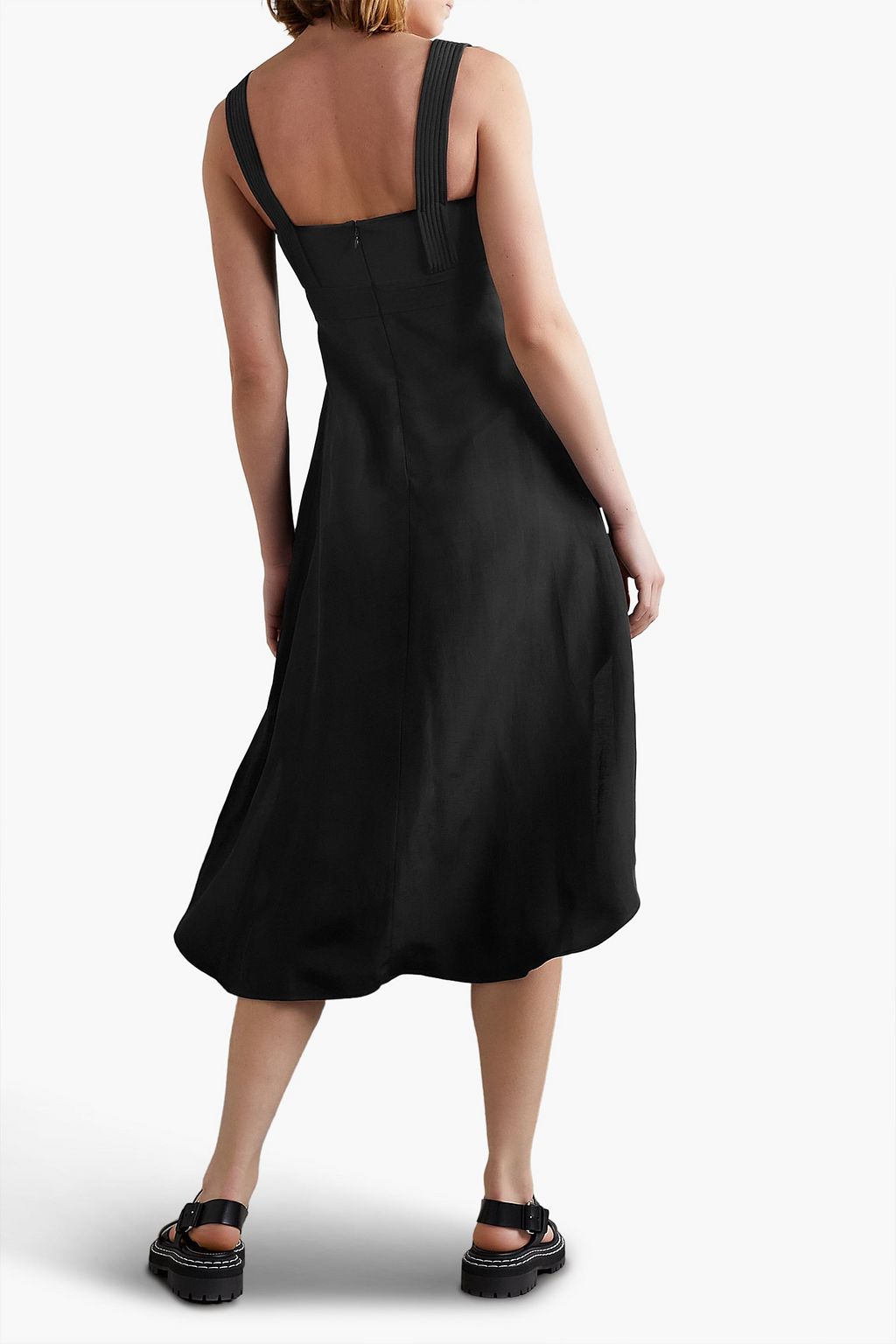 STELLA MCCARTNEY クレープ ミディワンピース