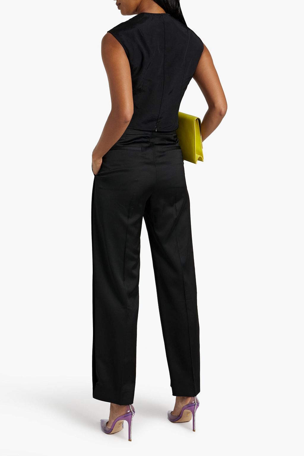 STELLA MCCARTNEY Cutout tasseled woven top