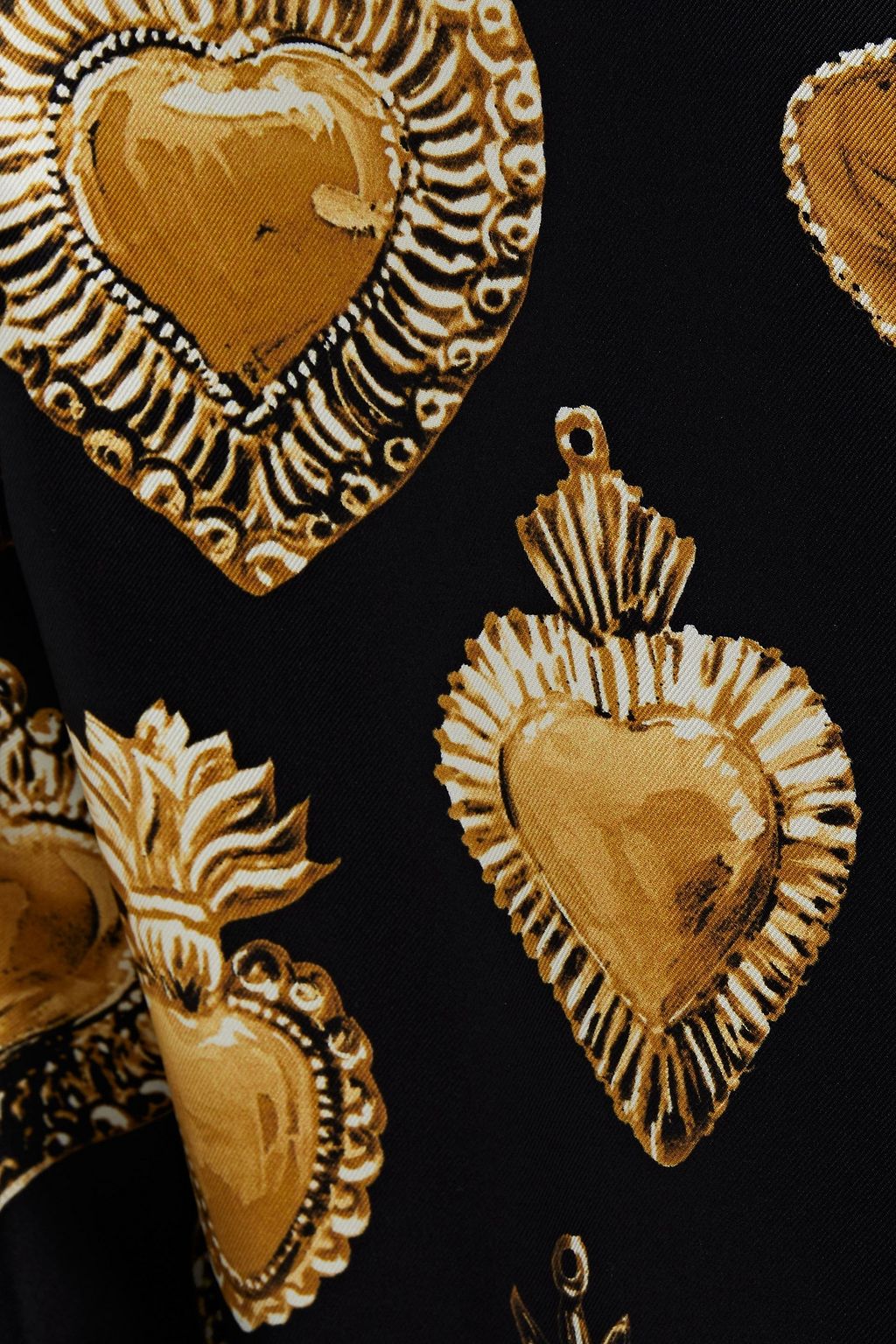 DOLCE&GABBANA Printed silk-twill bomber jacket