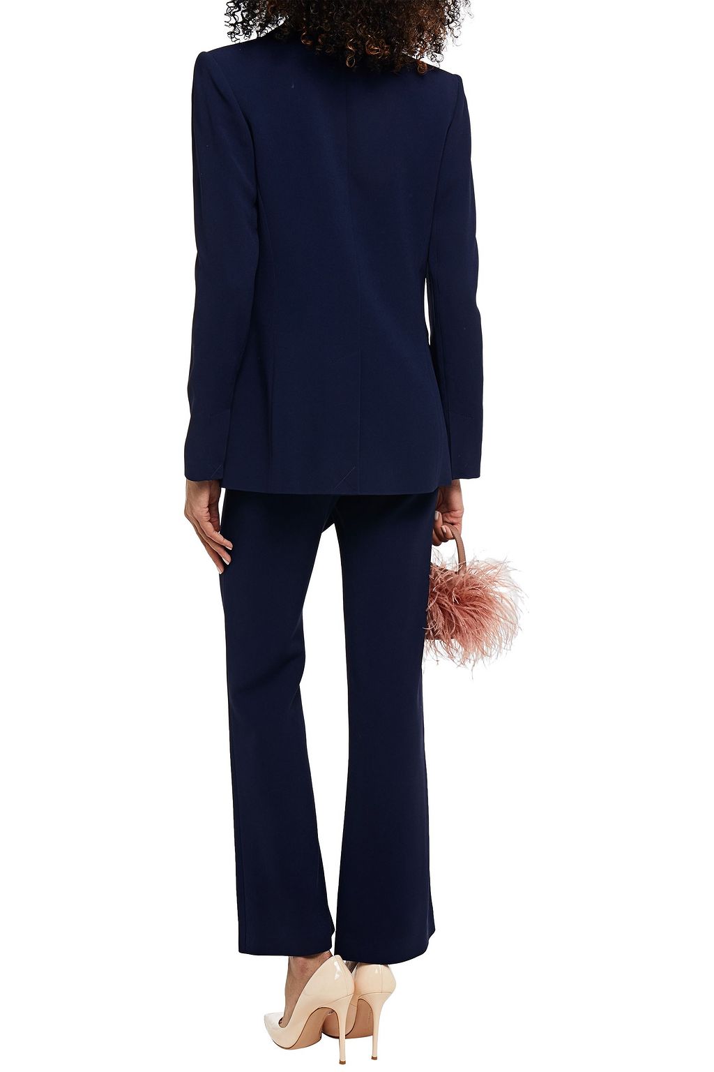ROLAND MOURET Ferto draped crepe blazer