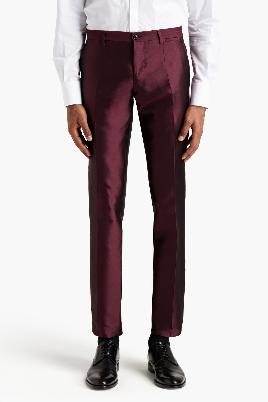 DOLCE & GABBANA Slim-fit silk-twill suit