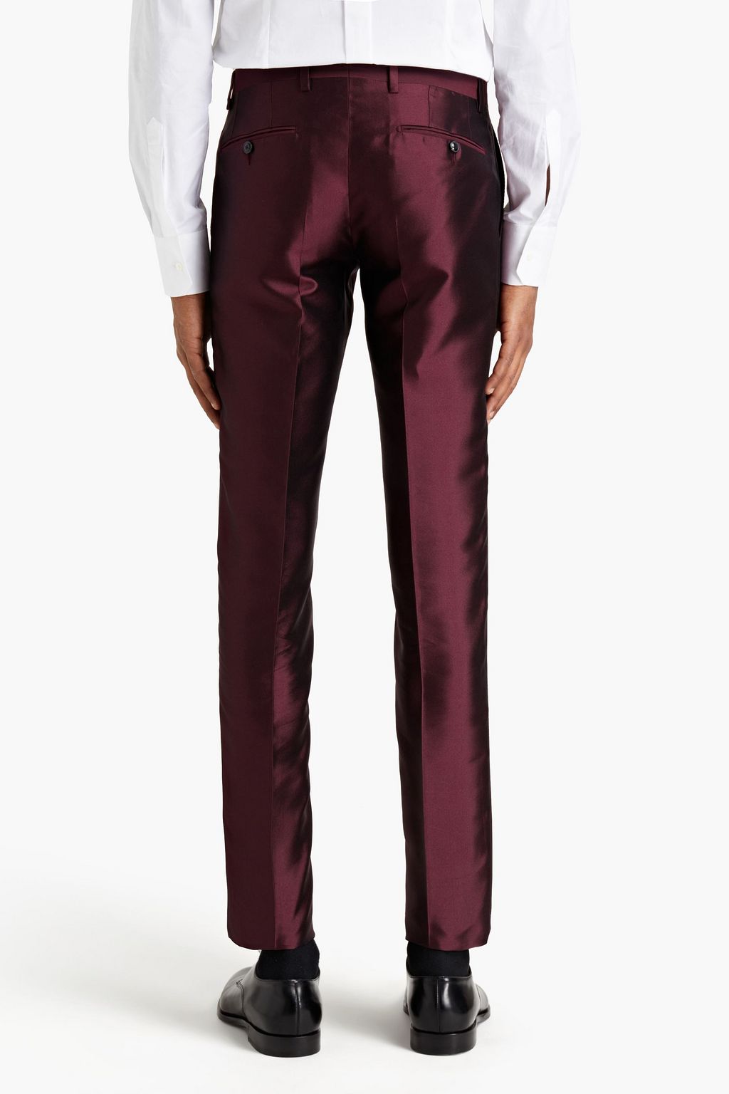 DOLCE & GABBANA Slim-fit silk-twill suit