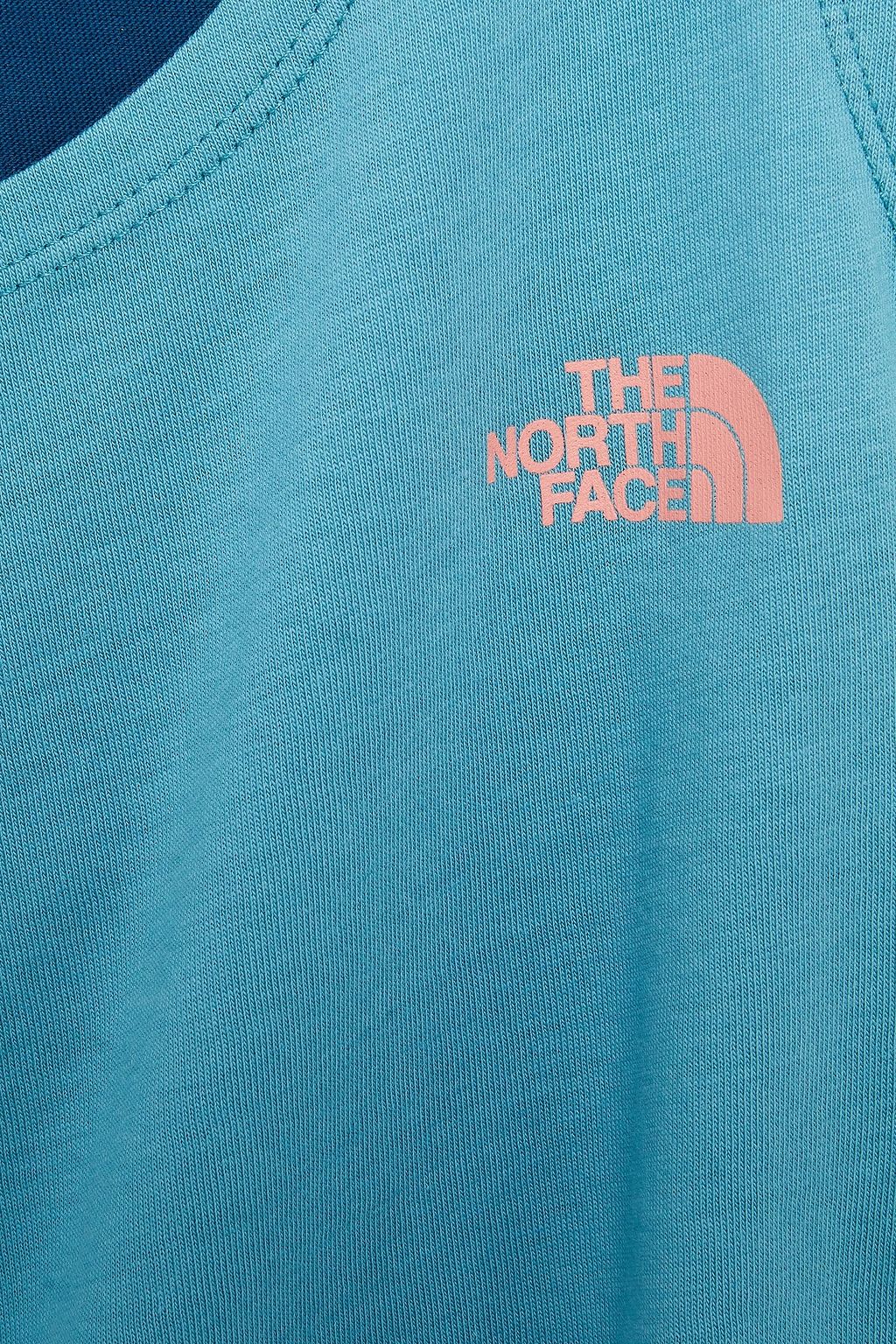 THE NORTH FACE Printed two-tone cotton-jersey tank