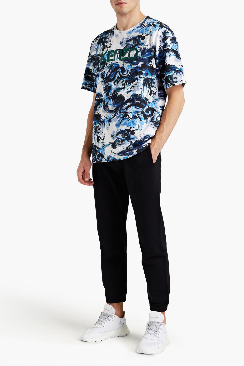 KENZO Printed cotton-jersey T-shirt