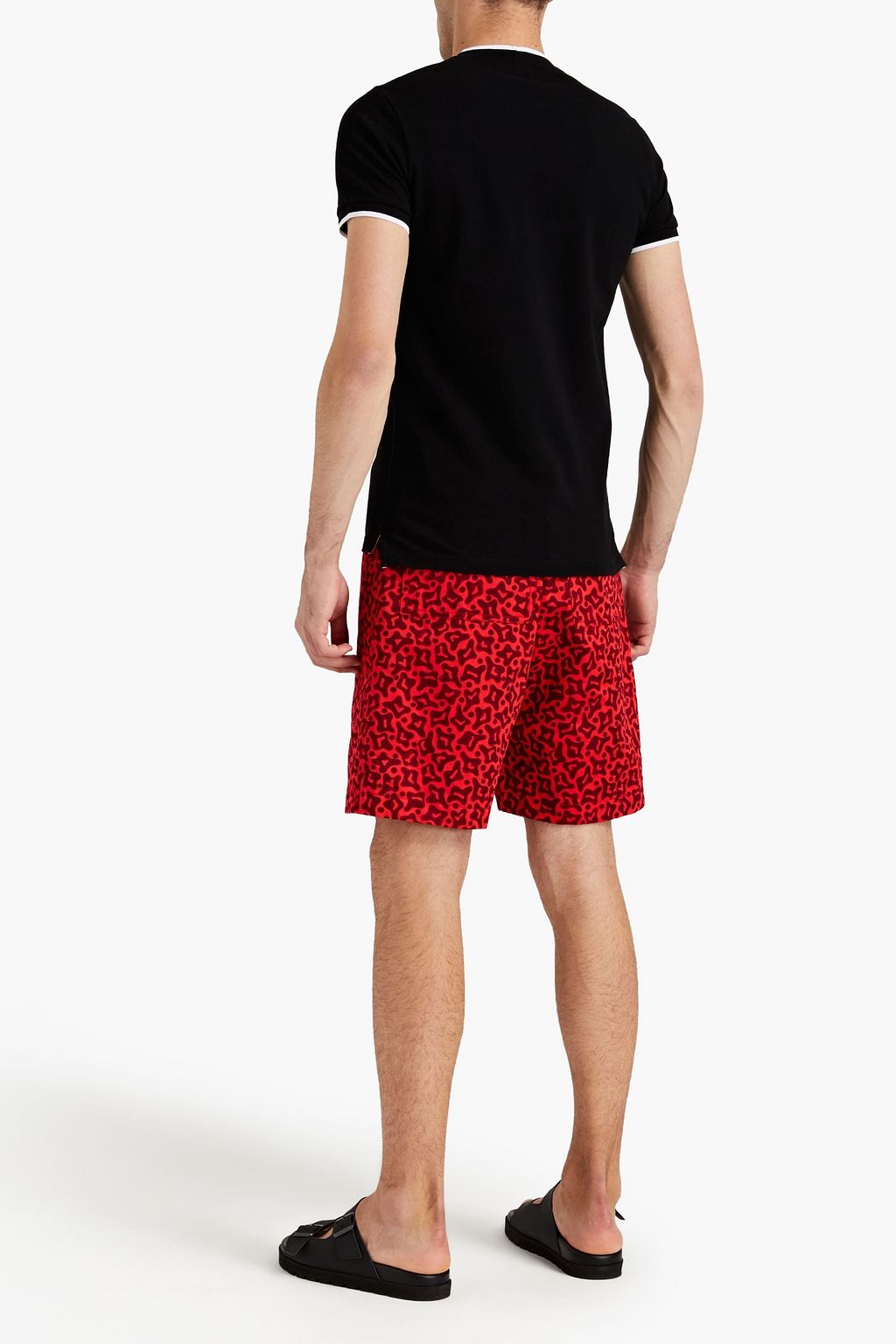 KENZO Logo-appliquéd cotton-piqué T-shirt