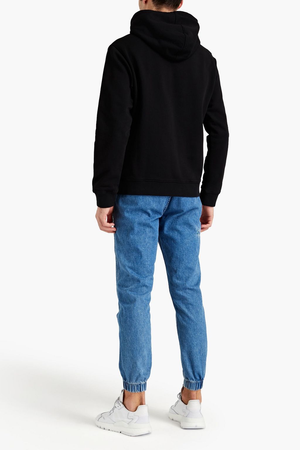 KENZO Printed French cotton-terry hoodie