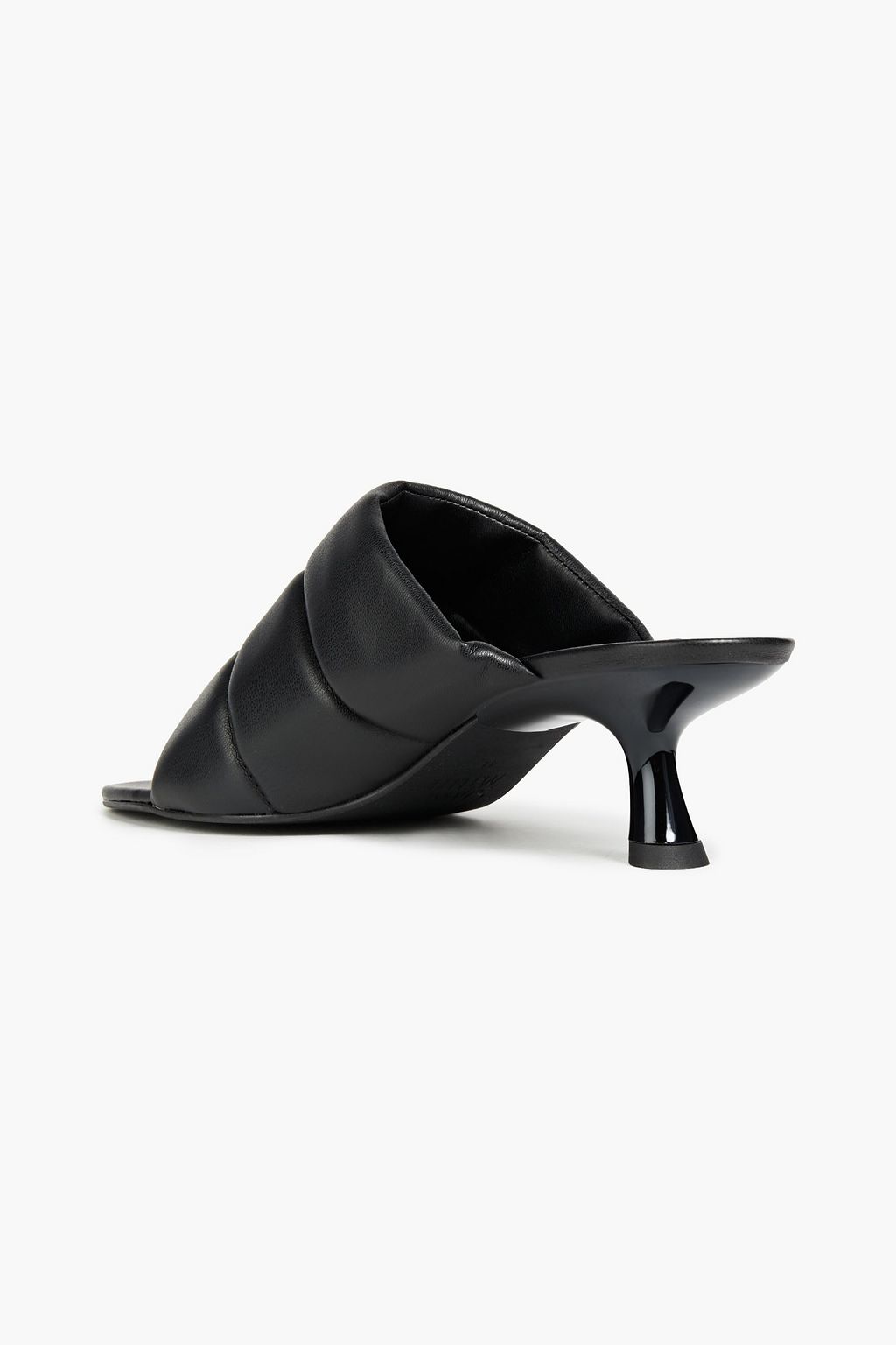 SIMON MILLER Quilted vegan leather mules