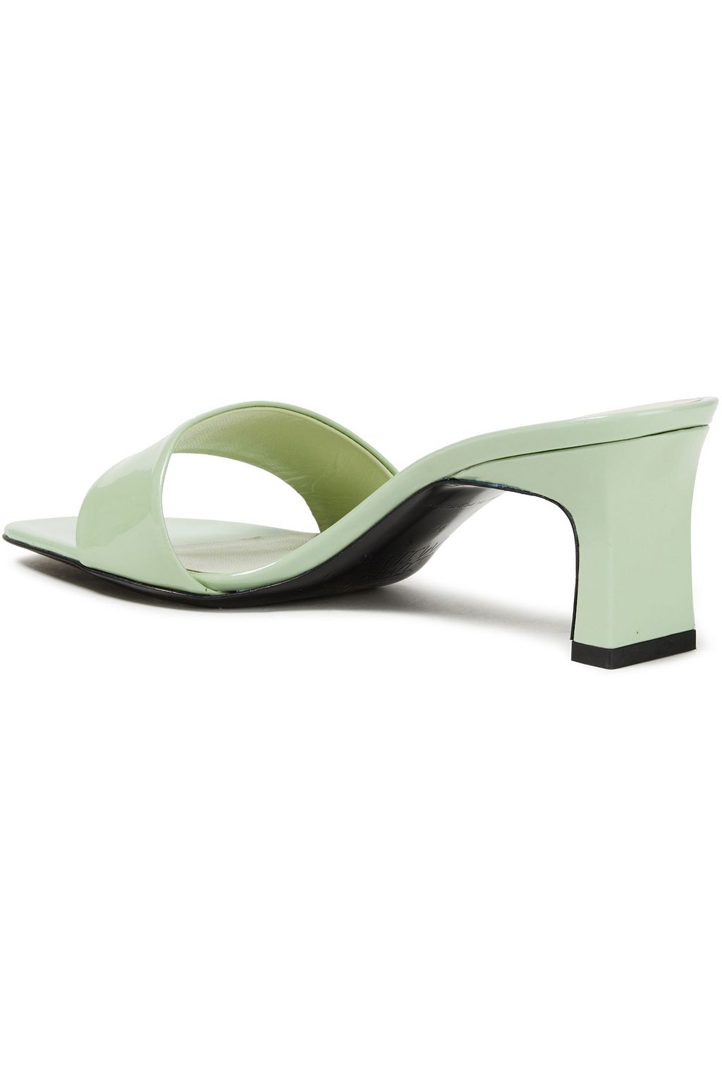 SIMON MILLER Patent-leather mules