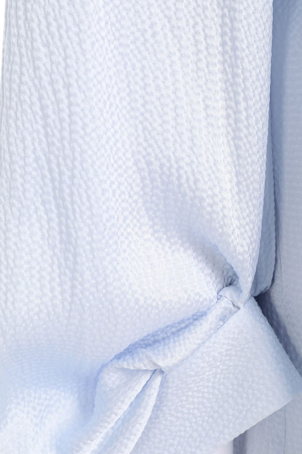 ROLAND MOURET Cassley hammered silk-satin shirt