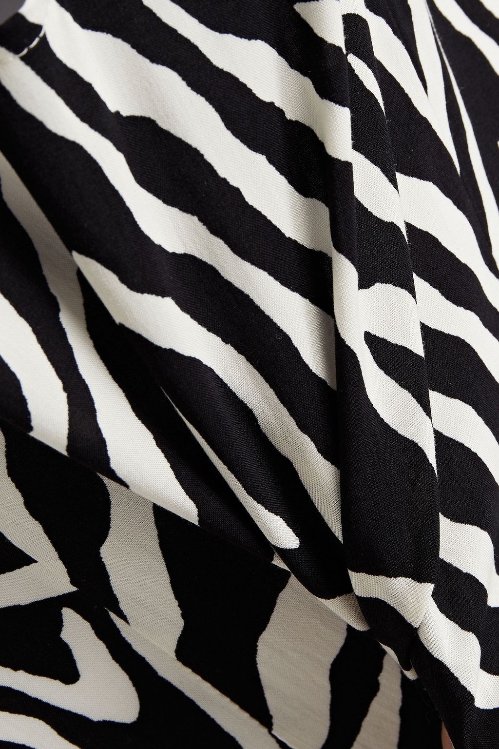 VIX PAULA HERMANNY Alyssa cutout zebra-print voile mini dress