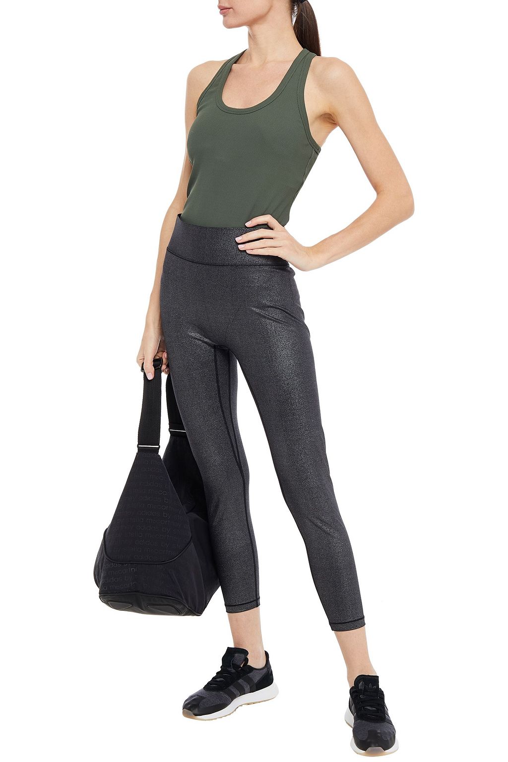 ALL ACCESS Metallic stretch leggings