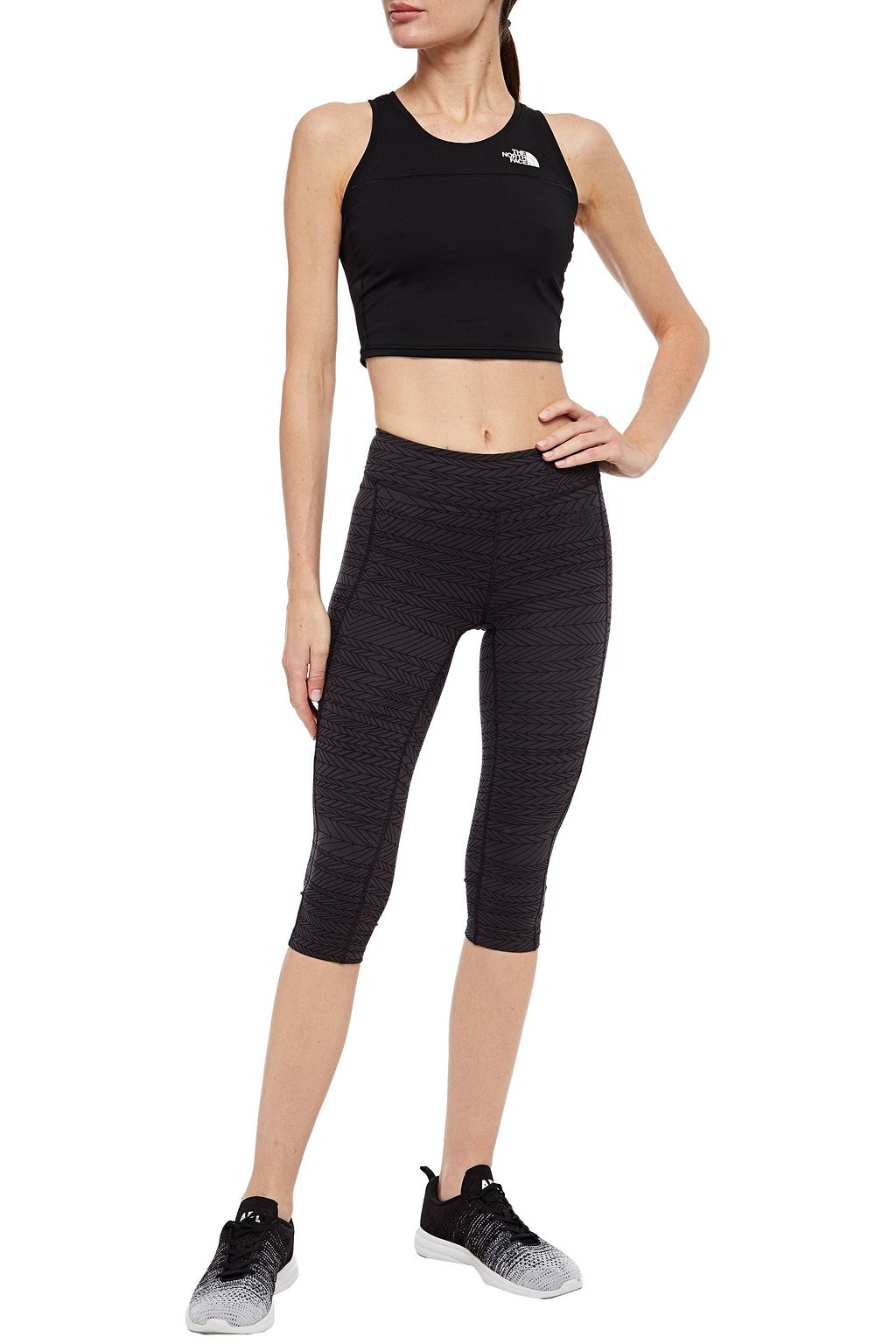 THE NORTH FACE Cropped printed stretch leggings