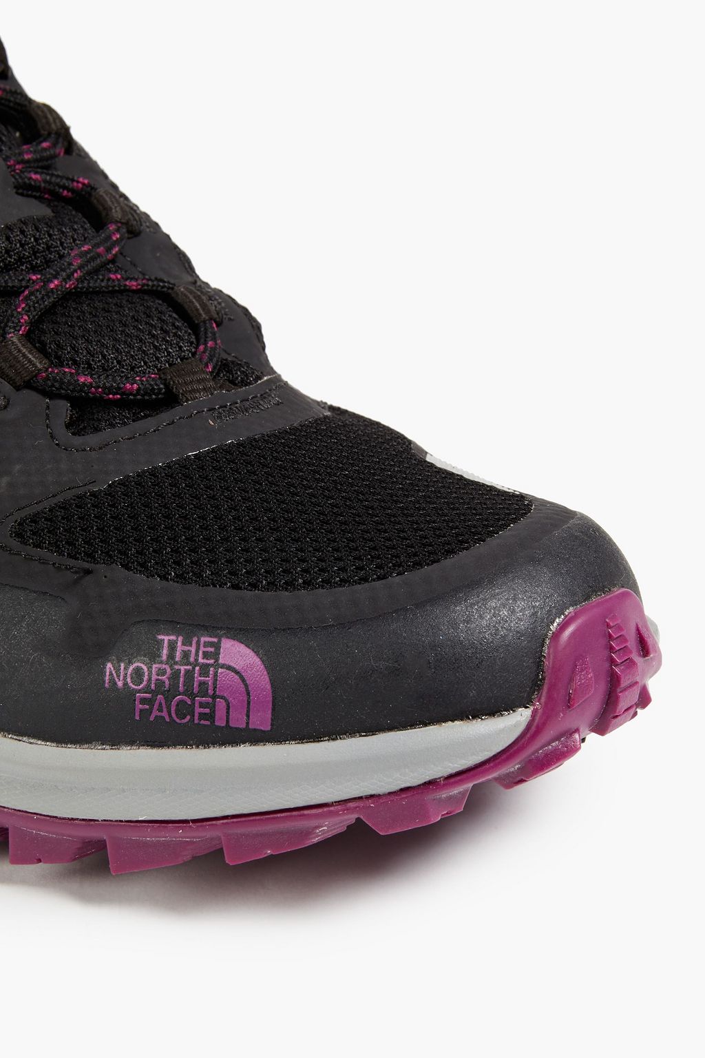 THE NORTH FACE Rubber-trimmed printed mesh sneakers