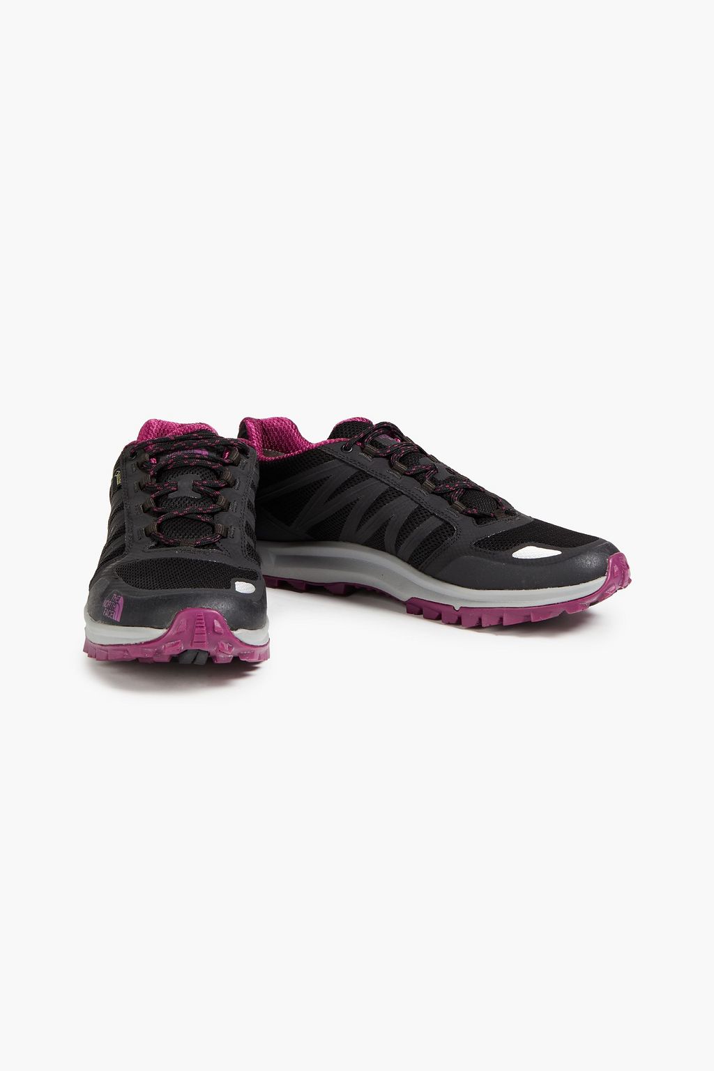 THE NORTH FACE Rubber-trimmed printed mesh sneakers
