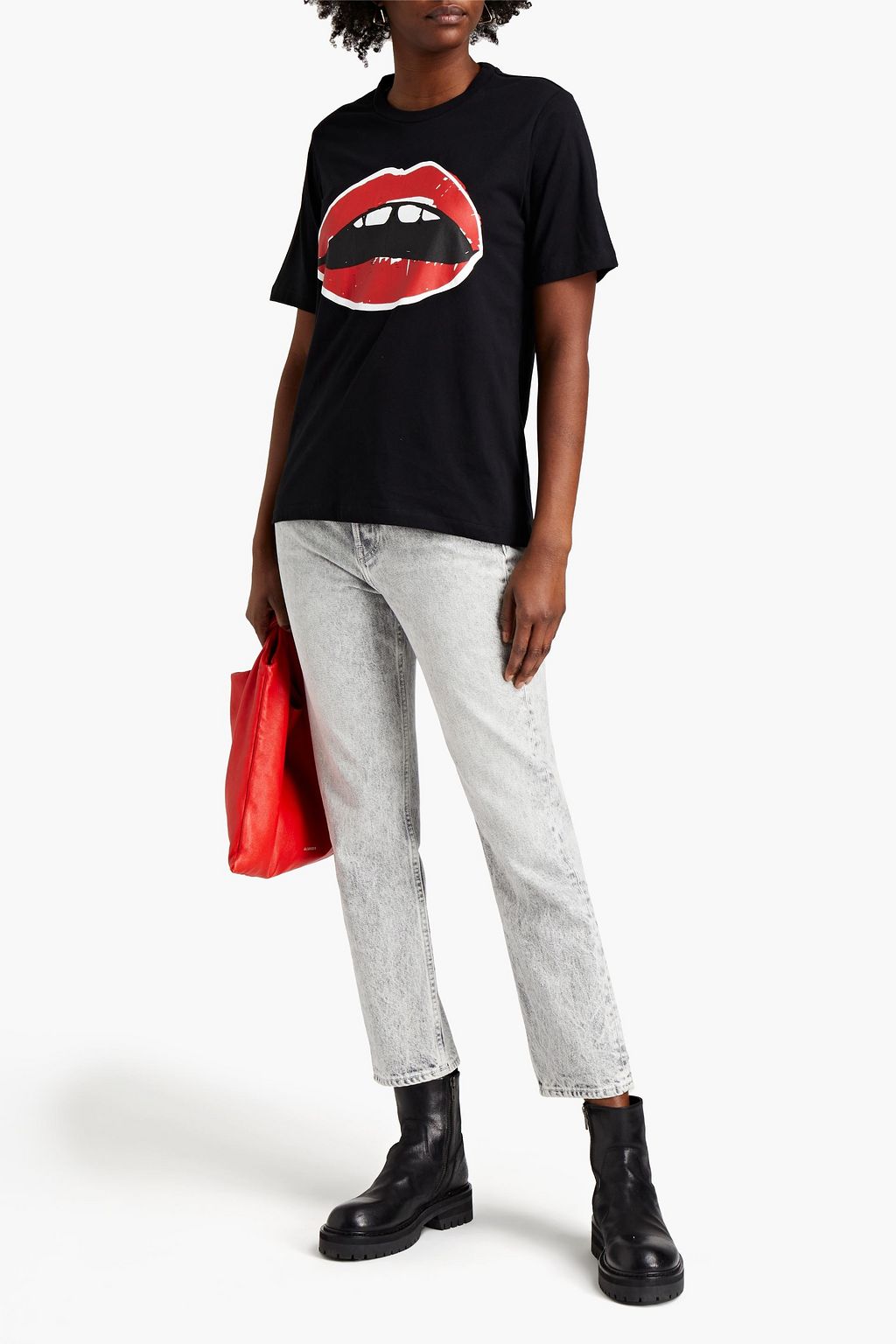 MARKUS LUPFER Alex printed cotton-jersey T-shirt