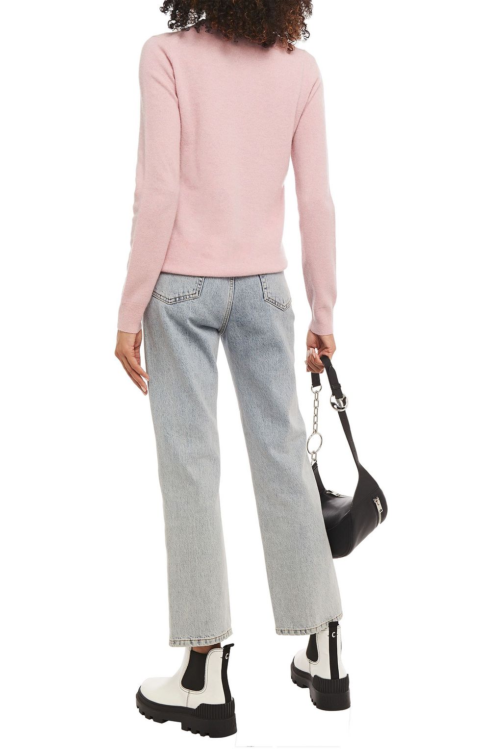 MARKUS LUPFER Mia embroidered intarsia merino wool sweater