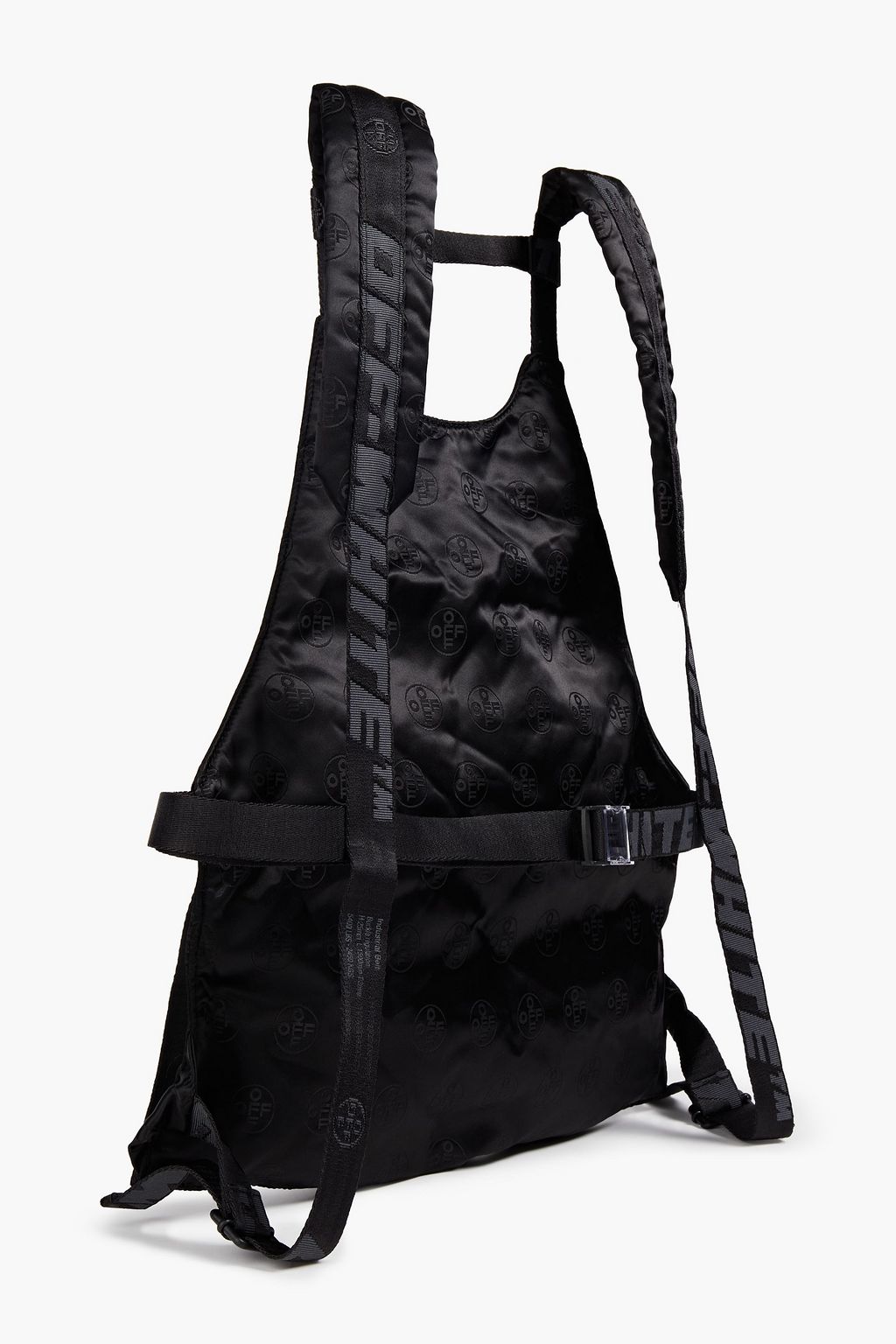 OFF-WHITE™ Satin-jacquard backpack