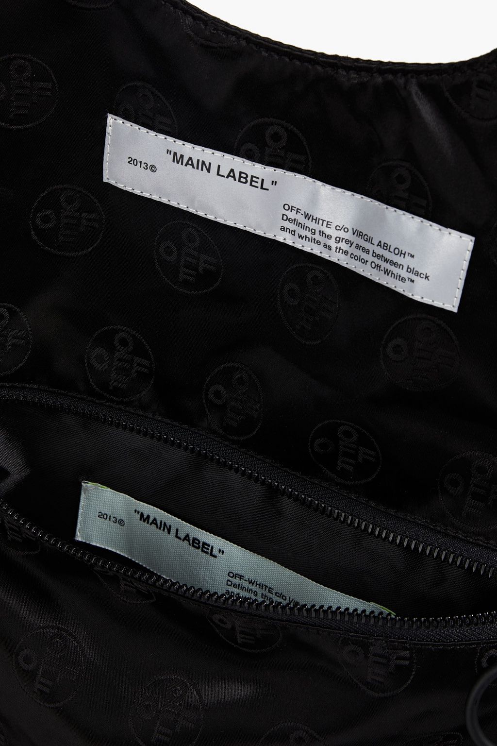 OFF-WHITE™ Satin-jacquard backpack