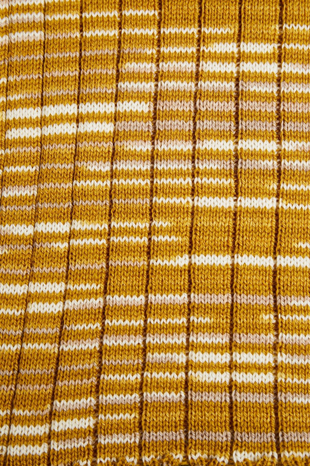 M MISSONI Fringed jacquard-knit wool scarf