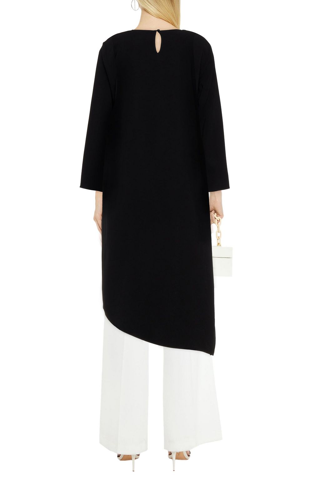 VERONICA BEARD Asymmetric crepe top