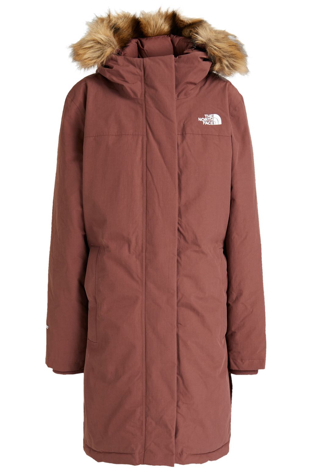 the north face faux fur coats & jackets