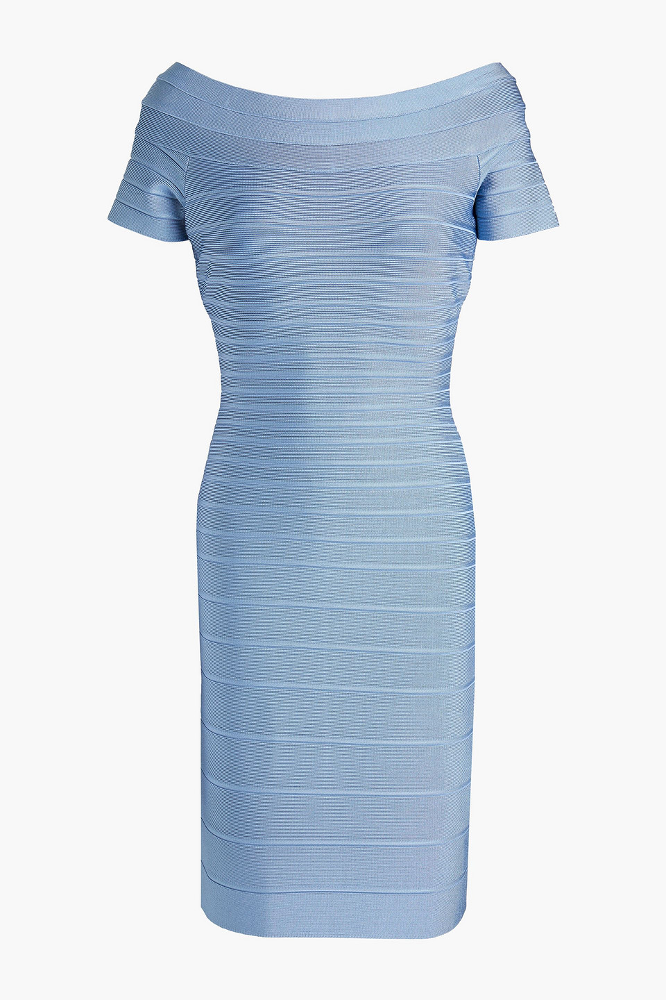 Herv Lger Woman Bandage Mini Dress Light Blue | Smart Closet Herv Lger Woman Bandage Mini Dress Light Blue | Smart Closet