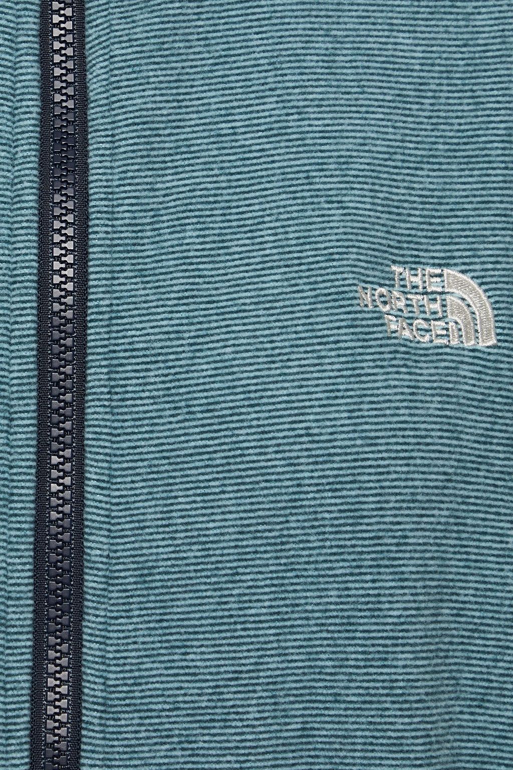 THE NORTH FACE Logo-embroidered striped fleece track jacket