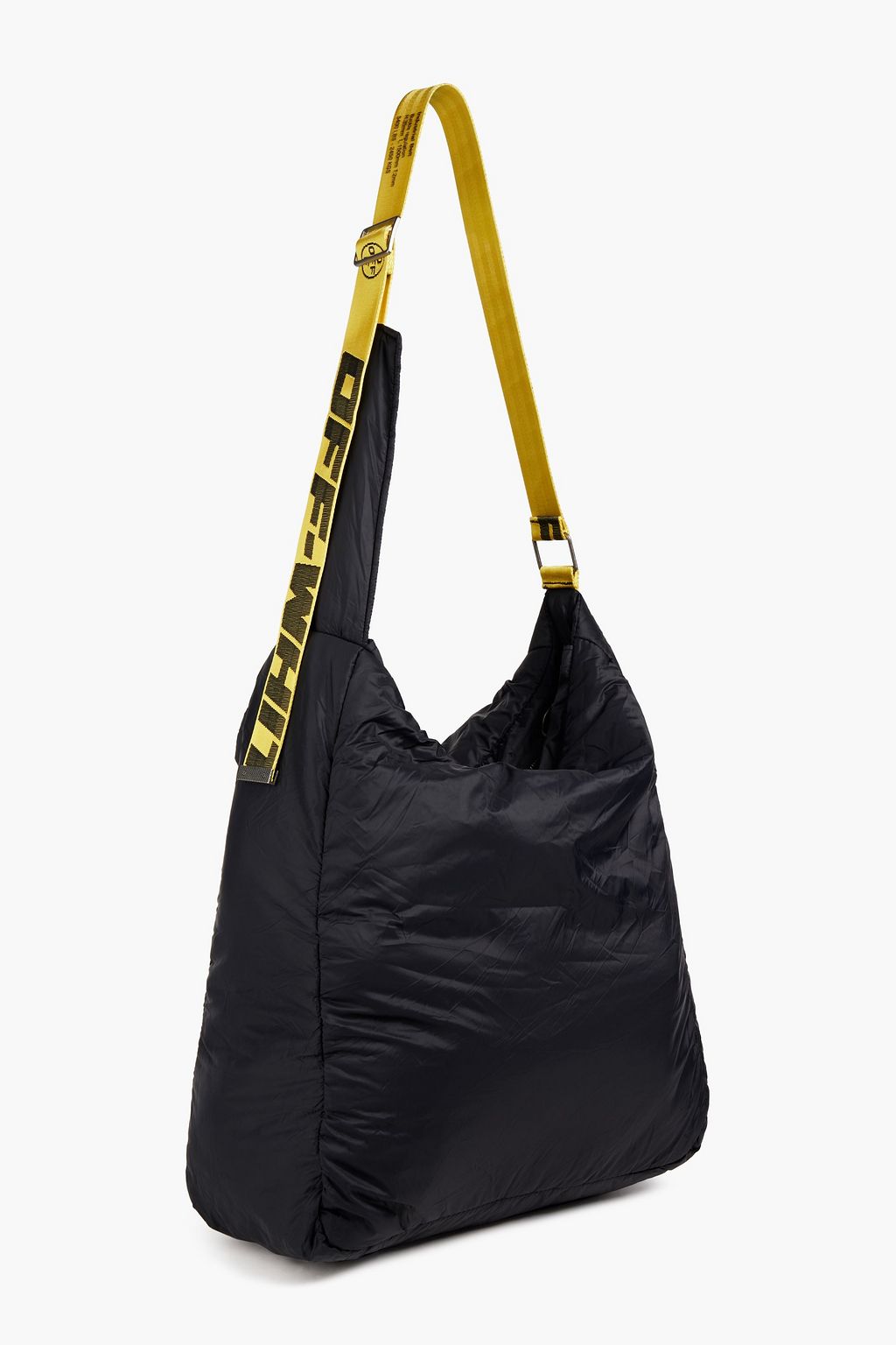 OFF-WHITE™ Industrial appliquéd padded shell messenger bag