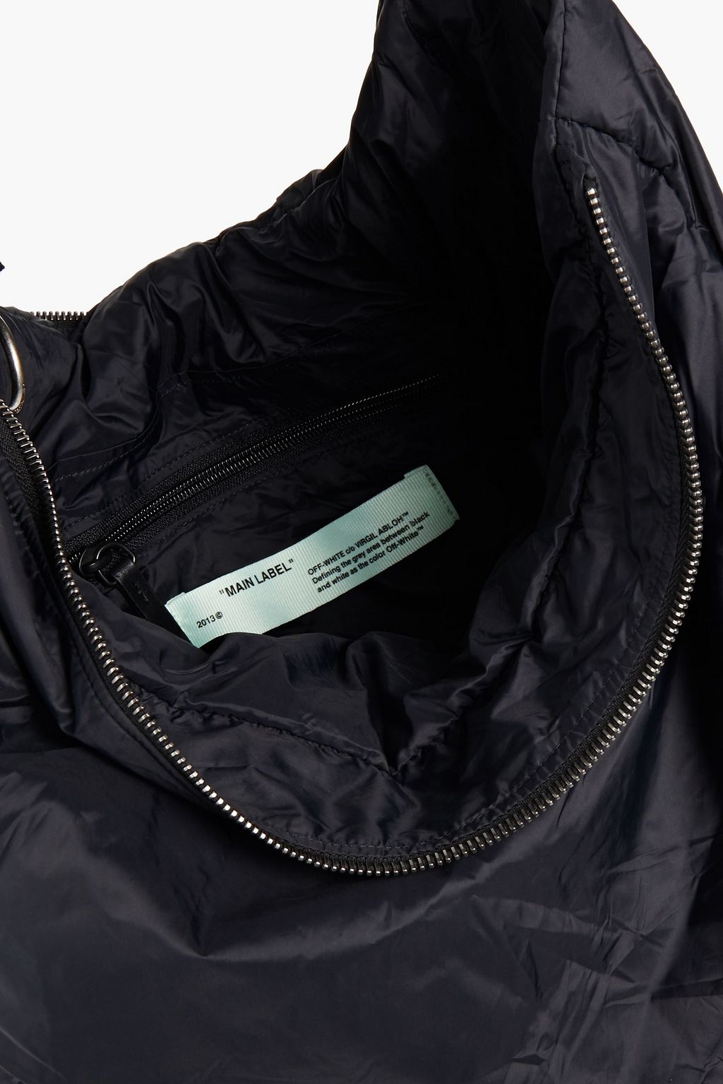 OFF-WHITE™ Industrial appliquéd padded shell messenger bag