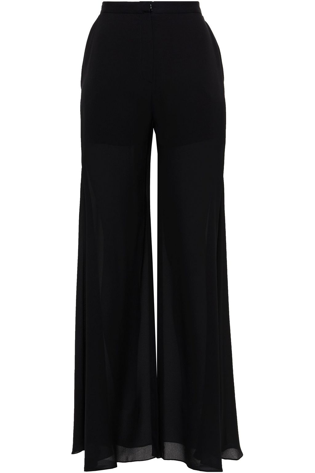 ELIE SAAB Silk-georgette wide-leg pants | THE OUTNET