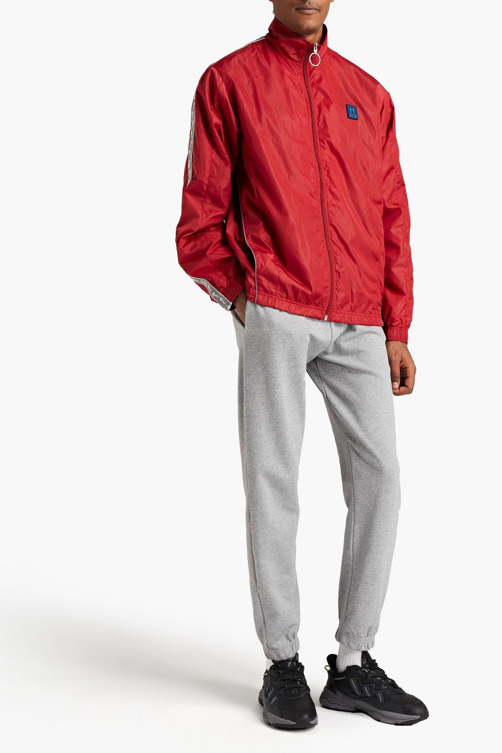 OFF-WHITE™ Logo-appliquéd shell jacket