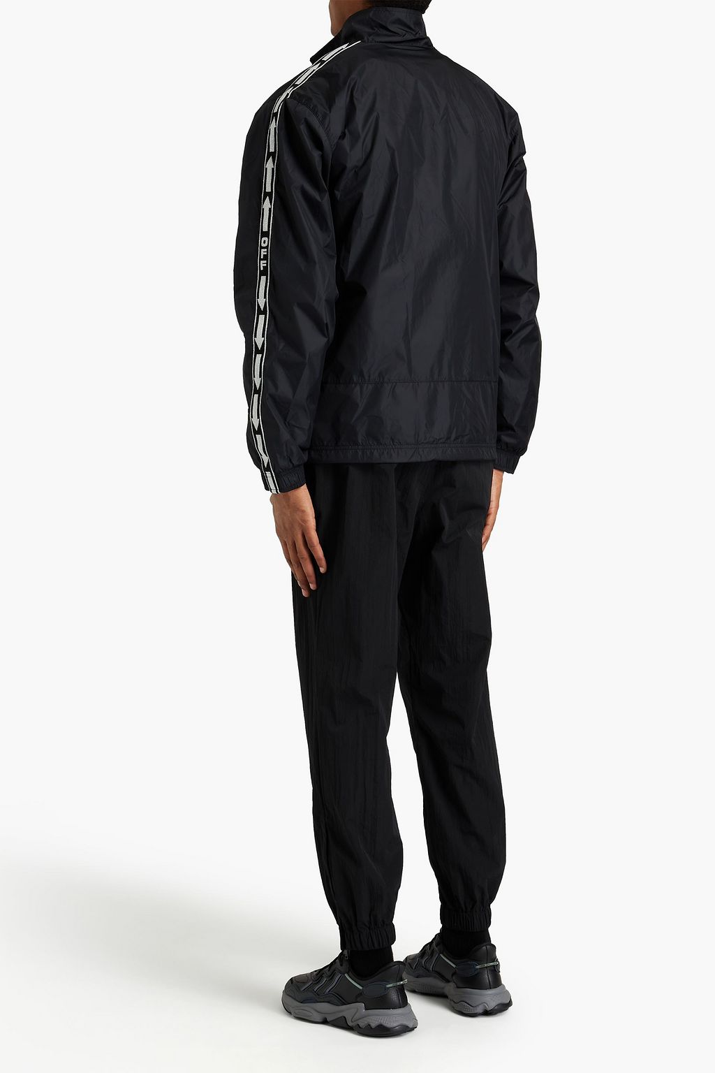 OFF-WHITE™ Appliquéd shell track jacket