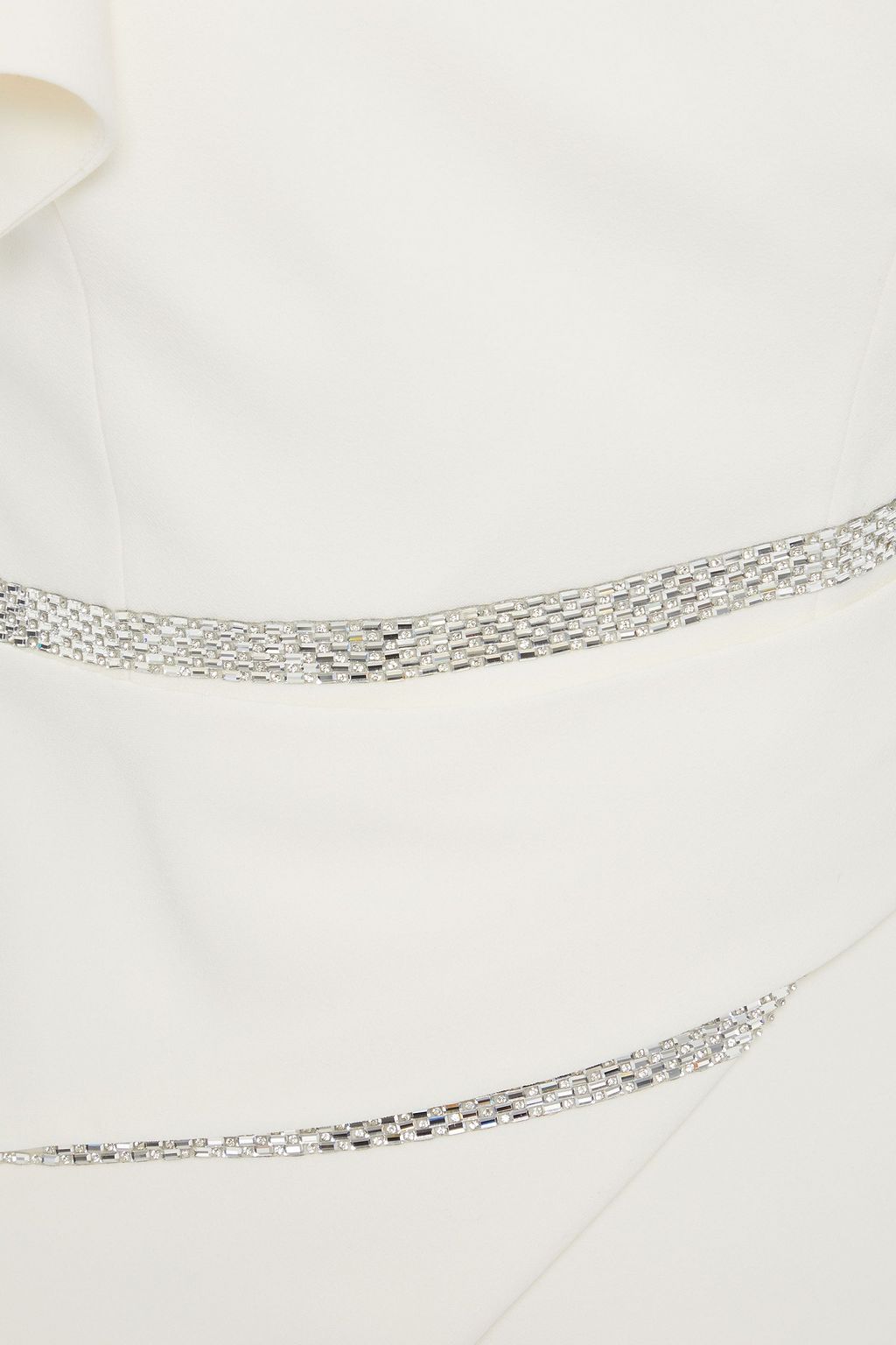 SAFIYAA Novata one-shoulder embellished crepe top