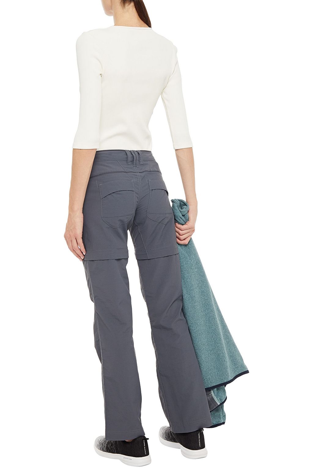 THE NORTH FACE Convertible embroidered shell bootcut pants